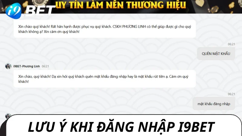 Ghi nhớ trước các lưu ý quan trọng